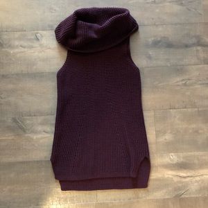 Sleeveless Cowl Neck Sweater